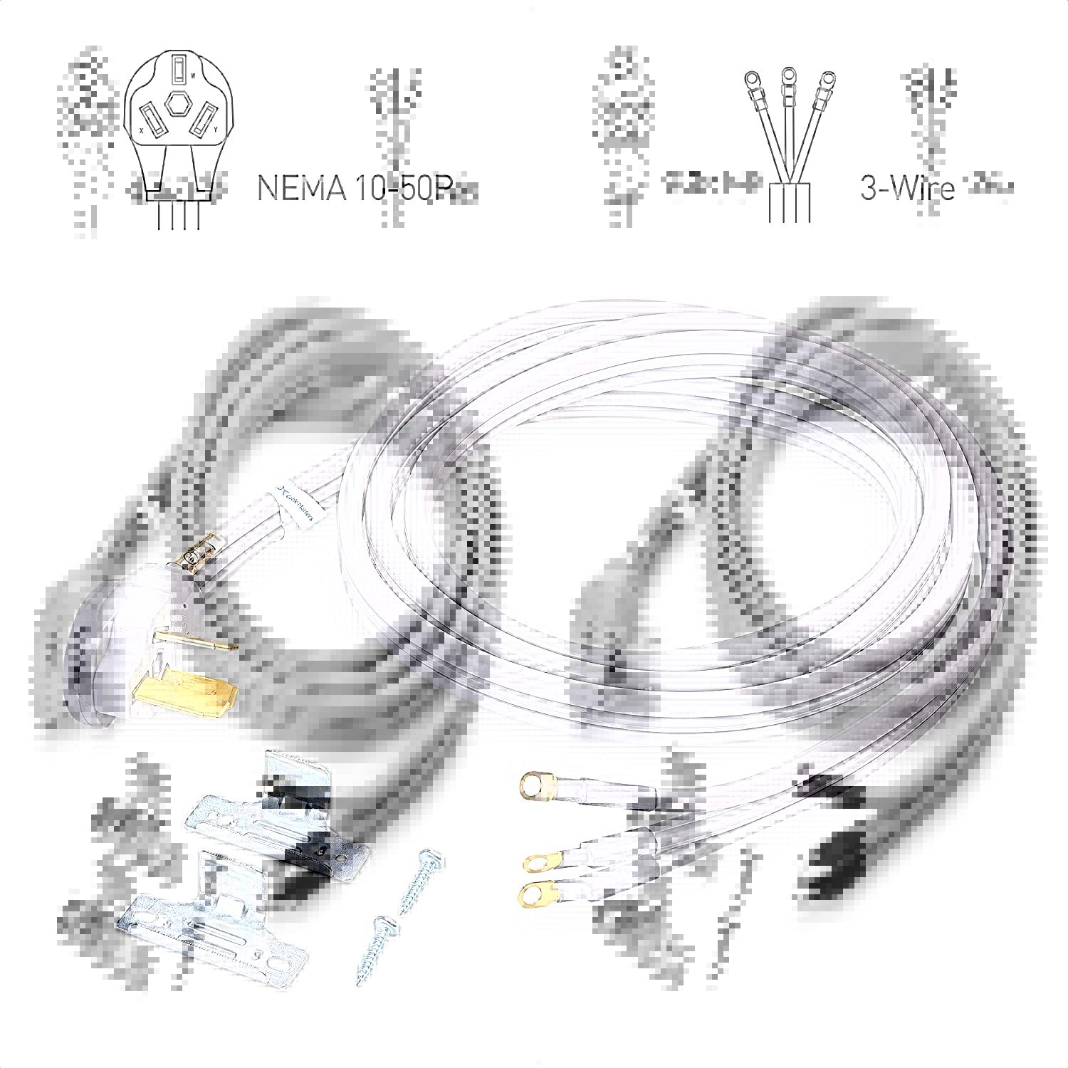 3 Prong烘干机电源线，30 a设备电源线NEMA 10-30-3-Wire)