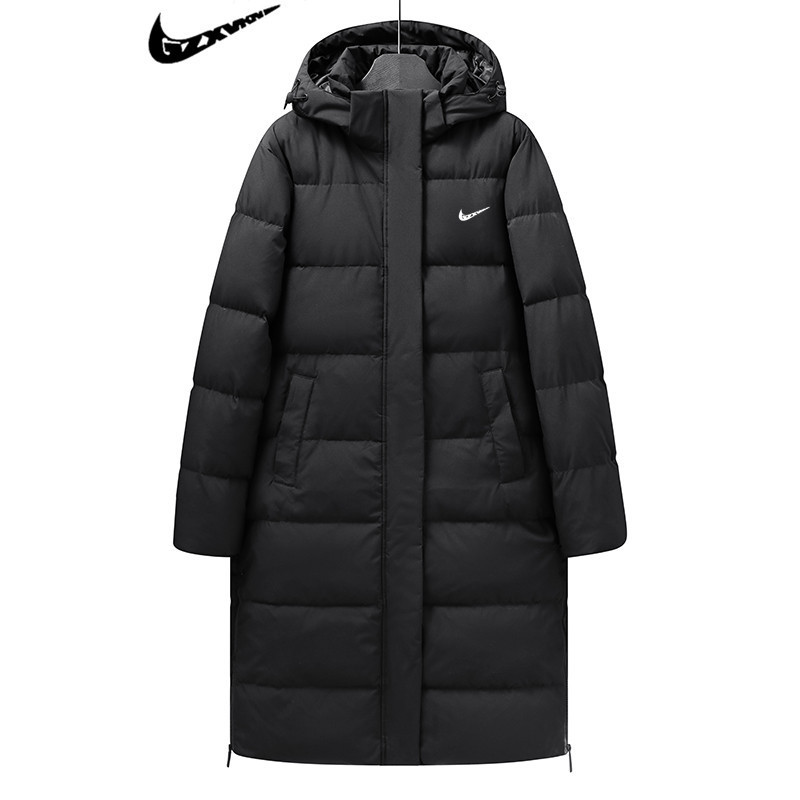 Men's Clothing 2025 Winter Mid-Length down Jacket for Men, Couple's Sports Casual Long Over-The-Knee Thickened Student Coat for Women