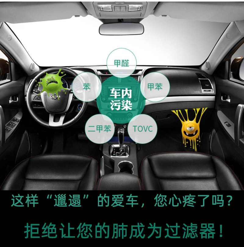Suitable for Byd Aromatherapy Car Air Conditioning Filter Car N95 Anti-Smog and Formaldehyde Removal Filter Element
