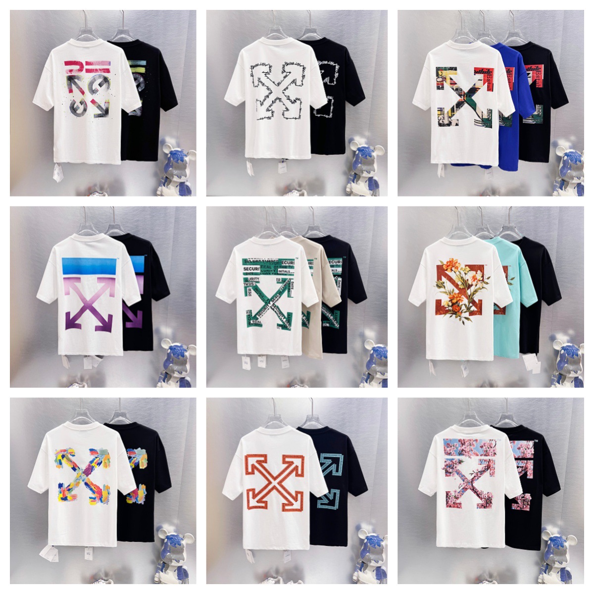 Cross-Border 2026 Summer New Sword-Head American Fashion Brand Retro Simple Printed T-Shirt for Men and Women