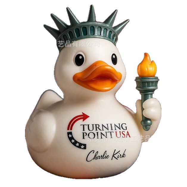 跨境新款Patriot Collectible Duck自由女神像爱国者收藏鸭|undefined