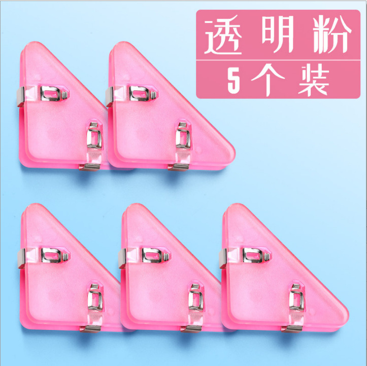 업그레이드된 두께 5개입 (투명 핑크)