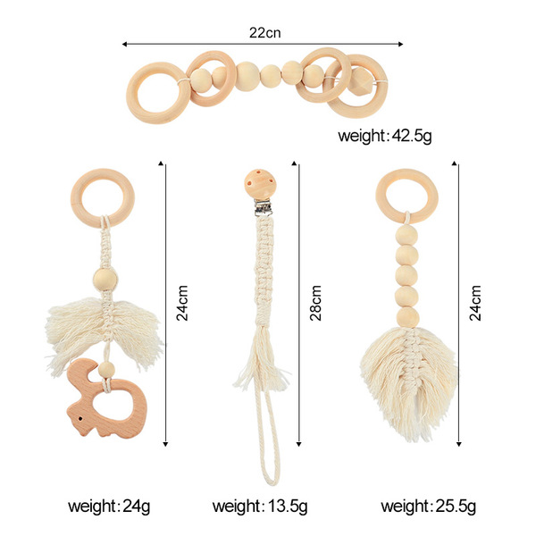Children's wooden crochet for gym