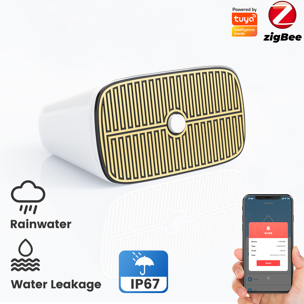 Tuya Smart Home Wifi Water Leakage Level Sensor Mobile A P P Remote Alarm Timing Home Detector