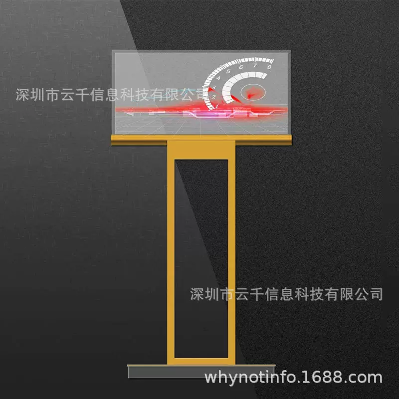 30''立式OLED屏透明查询机广告屏OLED自发光显示屏oled触摸广告机