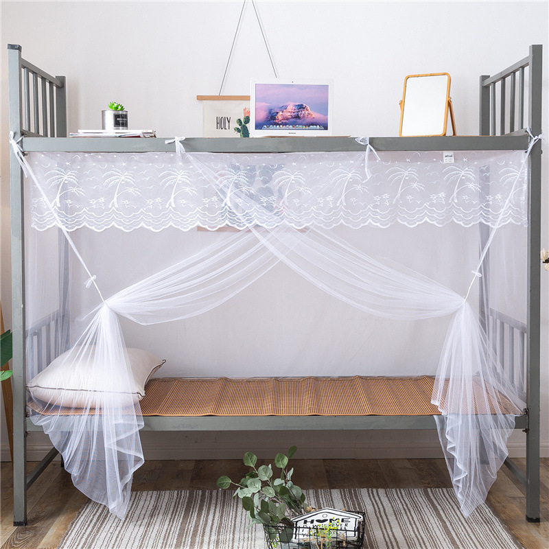 dormitorio de mosquiteros de estudiantes 1 m arriba y abajo de la cama superior a prueba de polvo 1.2 m dormitorio doméstico mosquiteros de cama doble de 1.8 m