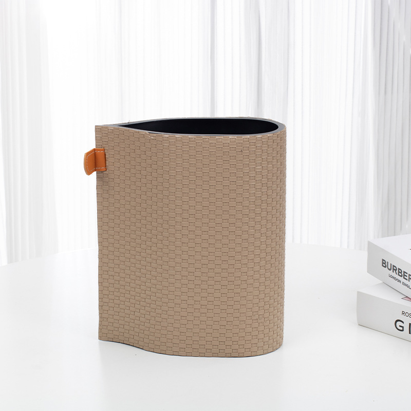 심플하고 가벼운 고급 금속 가죽 꽃병 장식품 거실 꽃꽂이 모델 룸 TV 테이블 장식 선물