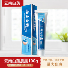 云南白药牙膏清新晨露100g 超市批发一件代发