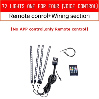 Light Bar App Remote Control – Other lights - one-to-four-72-lights-remote-control