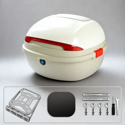 No-disassembly backrest with electric Motorcycle trunk - off-white-no-disassembly-bracket