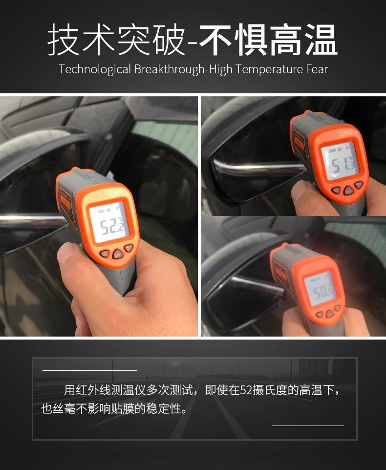 Rearview Mirror Rain-Proof Film for Cars, Reflective Reversing Mirror Rain-Proof Gadget, Anti-Fog Waterproof Glass Film for Rainy Days