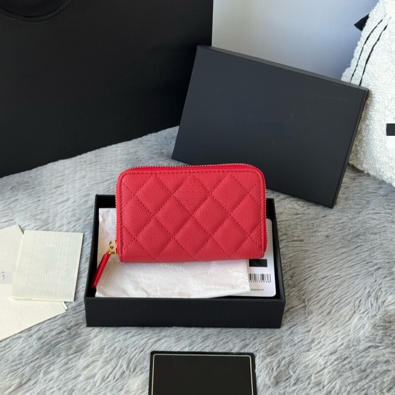 (Guangzhou cross-border original leather) C-Nair zipper pebbled leather LV coin purse, diamond pattern, exquisite and simple women's wallet (Guangzhou cross-border original leather) C-Nair zipper pebbled leather LV coin purse, diamond pattern, exquisite and simple women's wallet