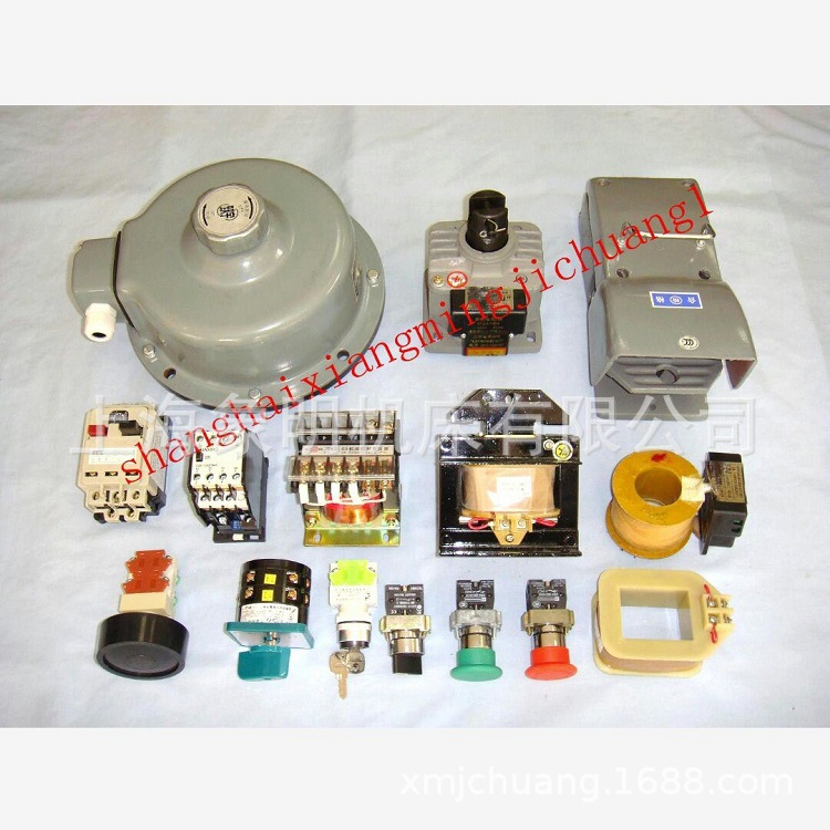 上海第二锻压机床厂冲床双手按钮开关/三相异步盘式制动电动机