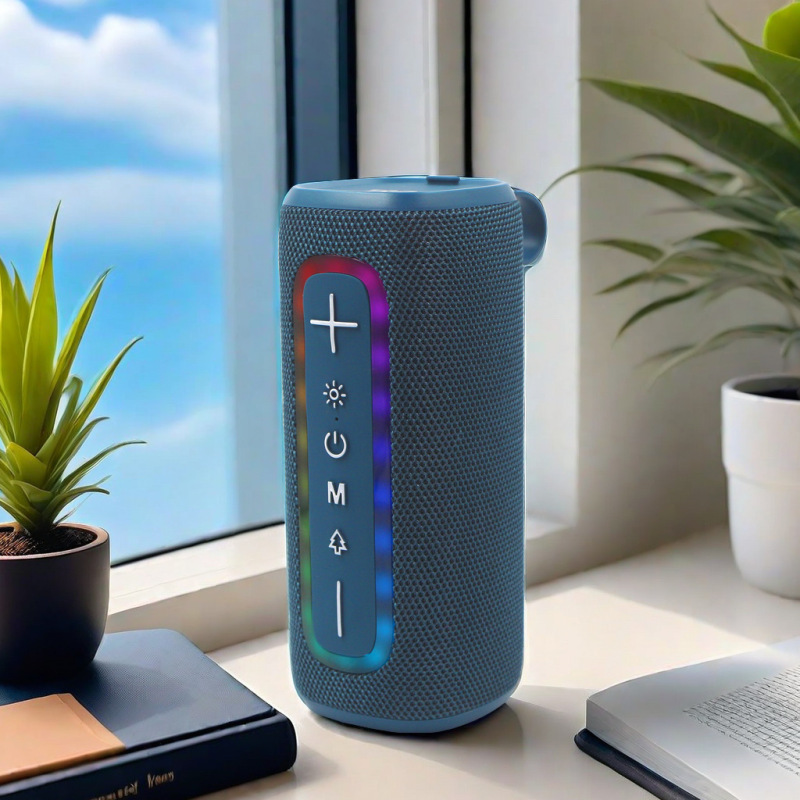 国境を越えた熱売TG428無線bluetoothスピーカーLEDカラーライトカード付きusbメモリFMラジオTWSギフトスピーカー|undefined