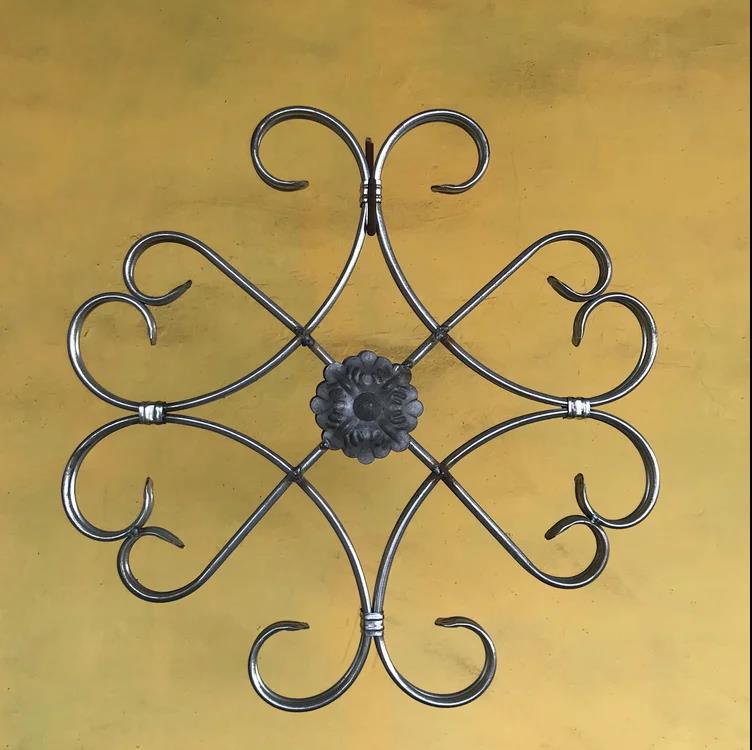 铁艺大门铁艺楼梯花铁艺栏杆配件大全管子15-440*440