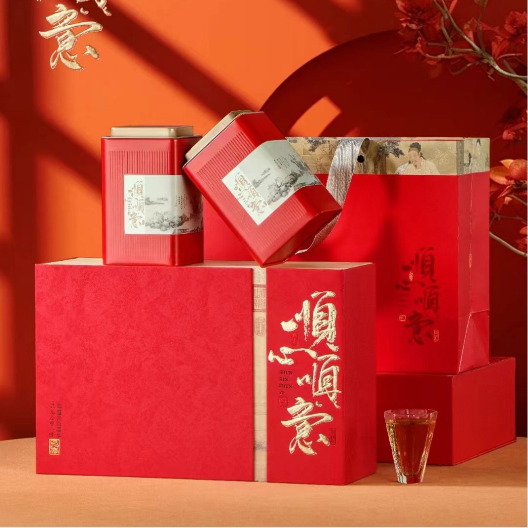 新茶通版瓷罐空礼盒白茶绿茶红茶毛尖龙井毛尖普洱茶叶精致铁罐盒