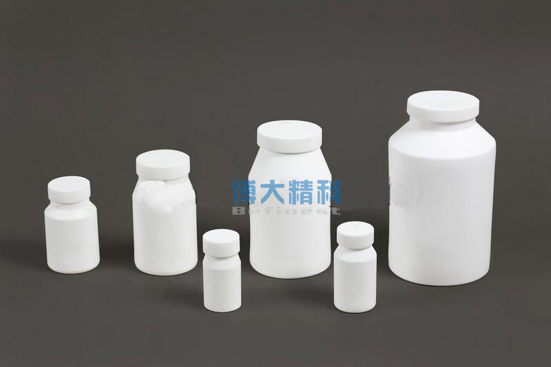 厂家保证聚四氟乙烯小口试剂瓶1000ml F4纯白小口瓶1L包邮