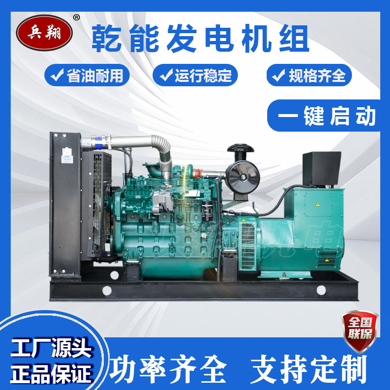 上海乾能200kw柴油发电机工地工厂备用电源发电机组200千瓦大功率