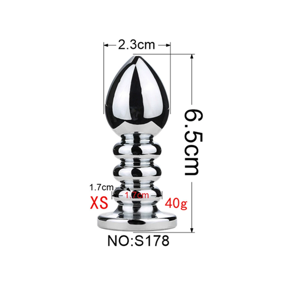 Detachable Anal Plug Heads, Silicone & Metal Options, Multiple Shapes and Sizes
