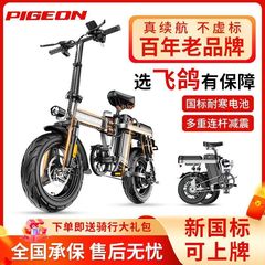 新しい国家標準折りたたみ電動自転車小型世代運転リチウム電池インテリジェント軽量車