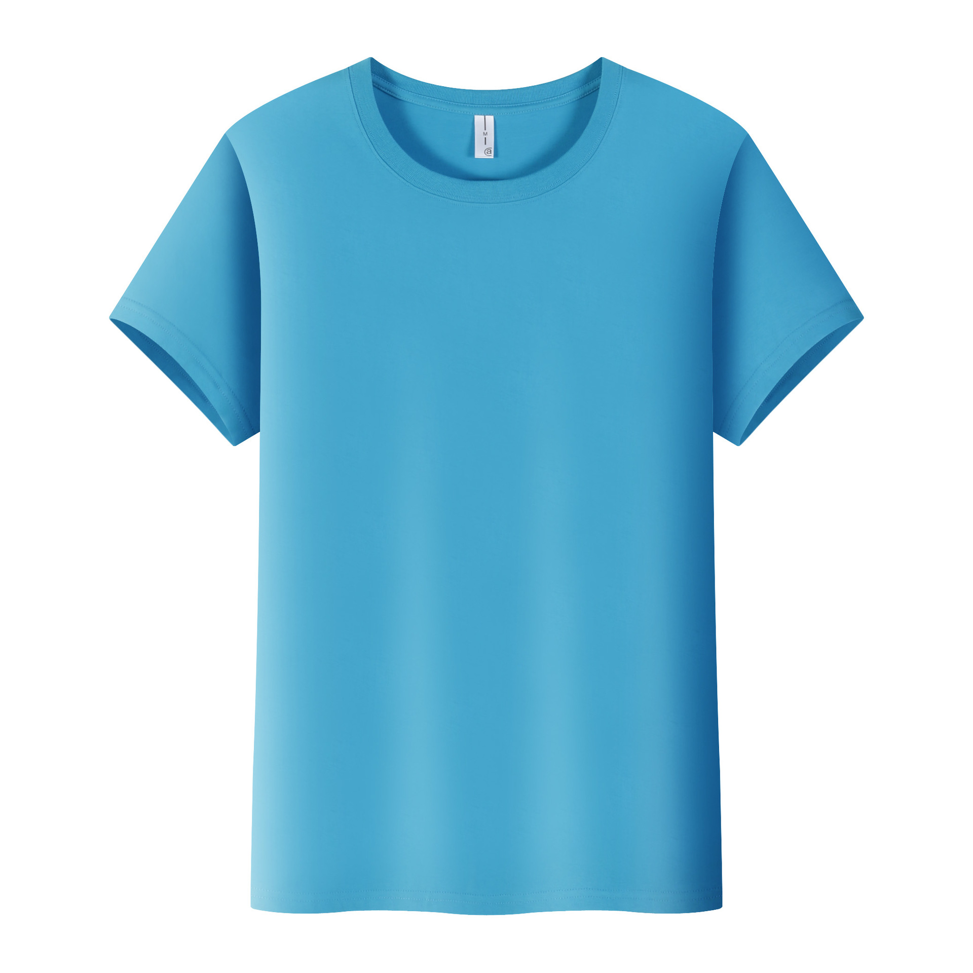 Camisetas de algodón puro, camisetas de algodón peinado de manga corta, camisetas publicitarias al por mayor, camisetas culturales, uniformes de clase con logotipo personalizado, ropa de trabajo, bordados. image 15