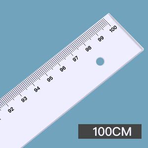 Пластиковая линейка из оргстекла, акриловая линейка 1mia, 100 см, пластиковая линейка для каллиграфии и живописи, нажимная пластина для резки шкалы