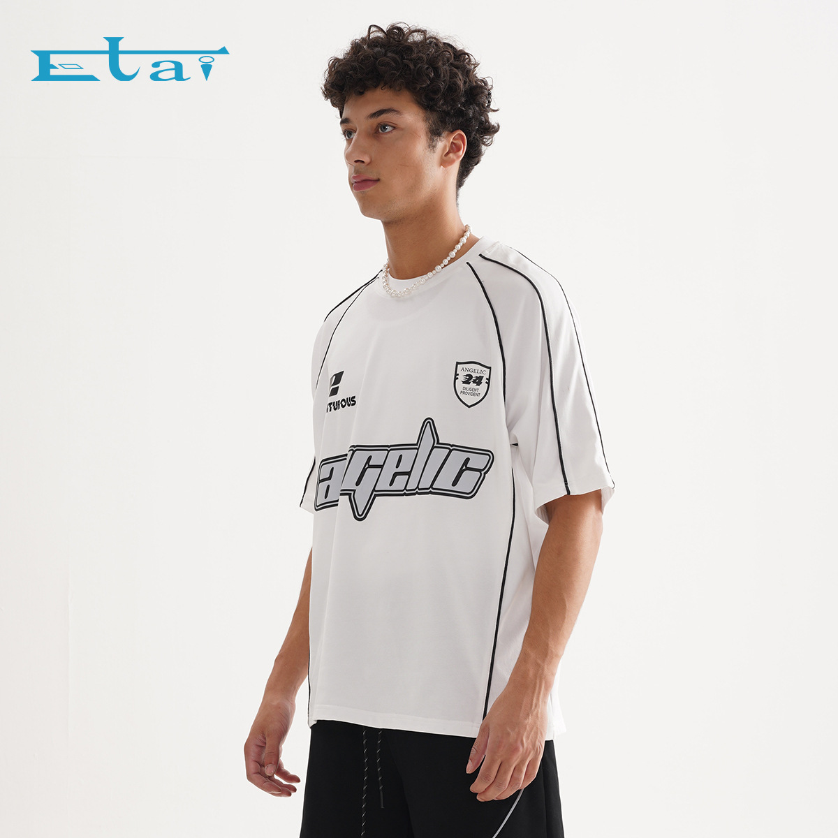 ETAI Hombre| Hombres de verano deportivo casual hombro camiseta de manga corta camiseta de impresión de moda de juventud camiseta image 4
