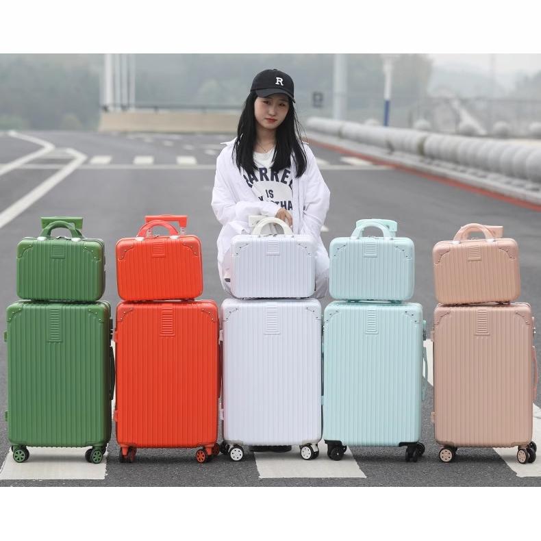 [Fábrica de selección estricta] maleta de mujer red retro 20 pulgadas pequeña caja de tracción de viaje 24 pulgadas maleta de estudiantes