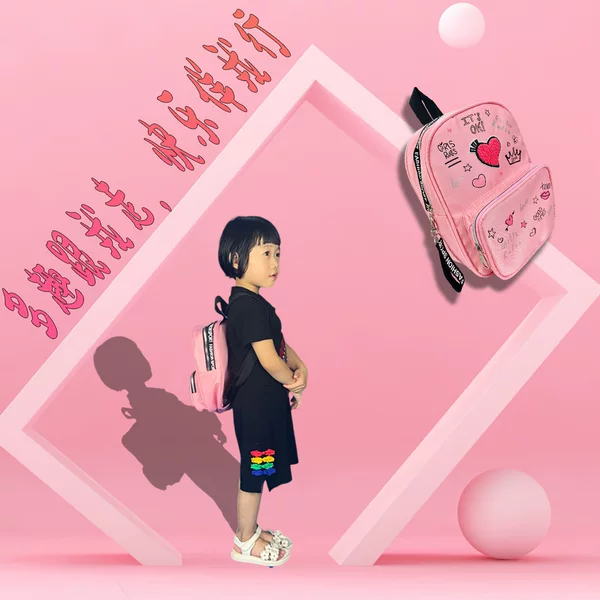 Children's Bag New Primary School Cartoon Cute Schoolbag Backpack Lightweight Backpack