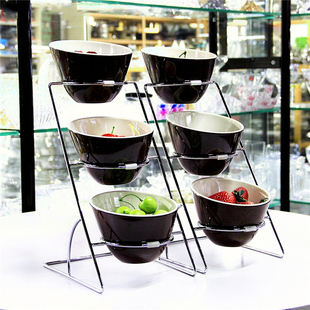 Buffet Hotel Breakfast Hot Pot Restaurant Seasoning Rack Commercial Small Dishes Cold Dishes Pickles Display Plate Shelf Bowl