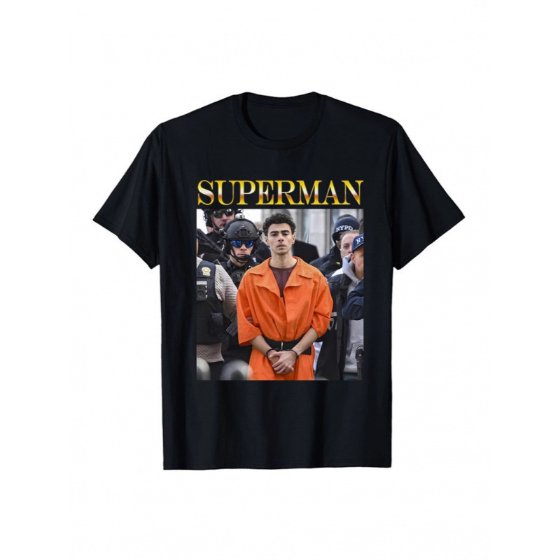2025 New Style T-Shirt American Hero Luigi Magione Luigi Warrior Insurance Assassin T-Shirt Clothing Trend 2025 New Style T-Shirt American Hero Luigi Magione Luigi Warrior Insurance Assassin T-Shirt Clothing Trend