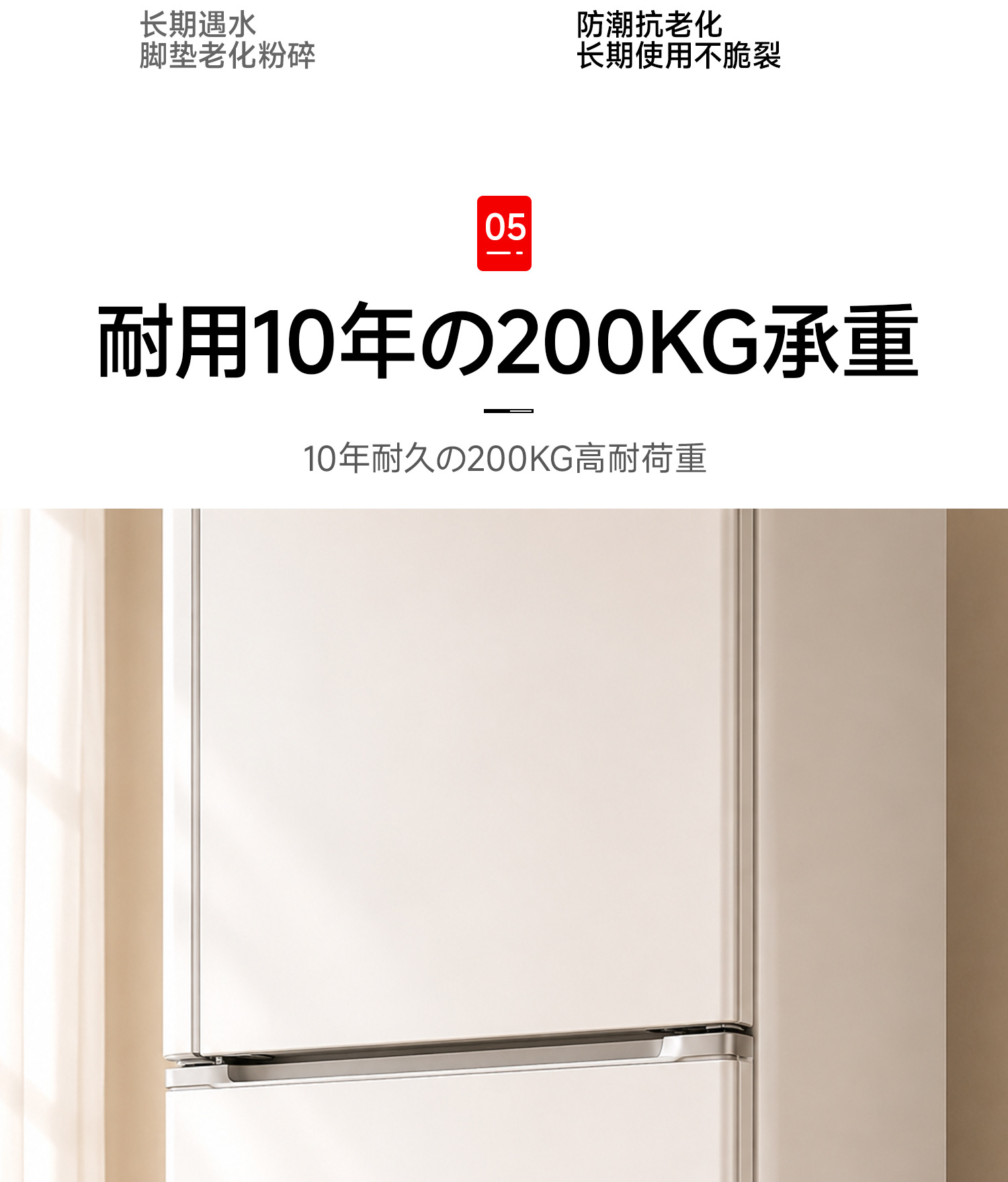 Wholesale Home Washing Machine Refrigerator Feet Pads Storage Rack Anti-slip Heightening Base Drum Impeller Support Shock-absorbing Mats