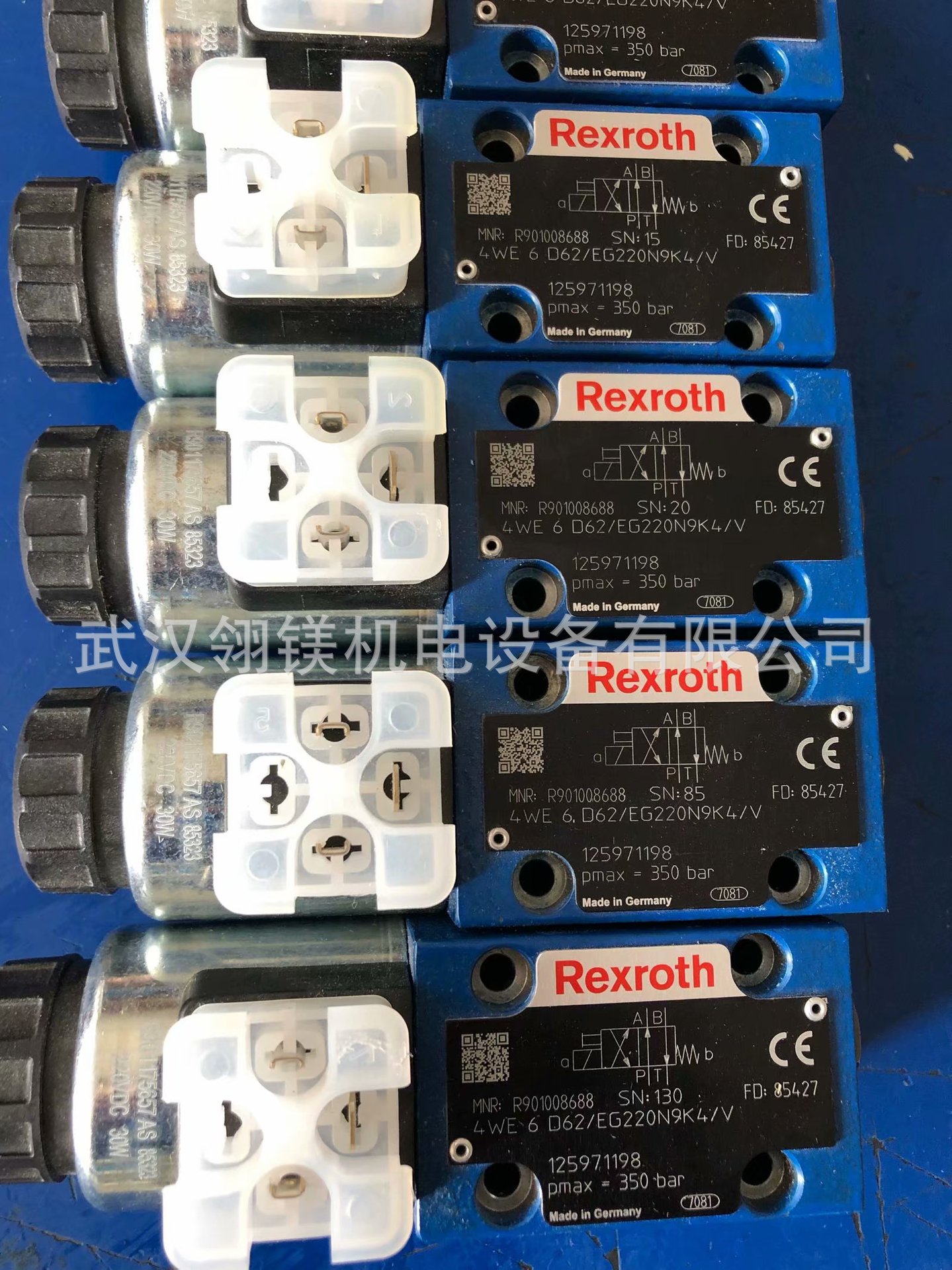 德国力士乐比例阀R978018045	4WRZE16W6B150-70/6EG24N9K31/A1V