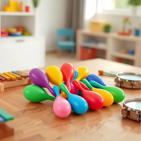 Macaron color 11cm solid color plastic sand hammer children's toys rattle early education toys cheer props manufacturers wholesale