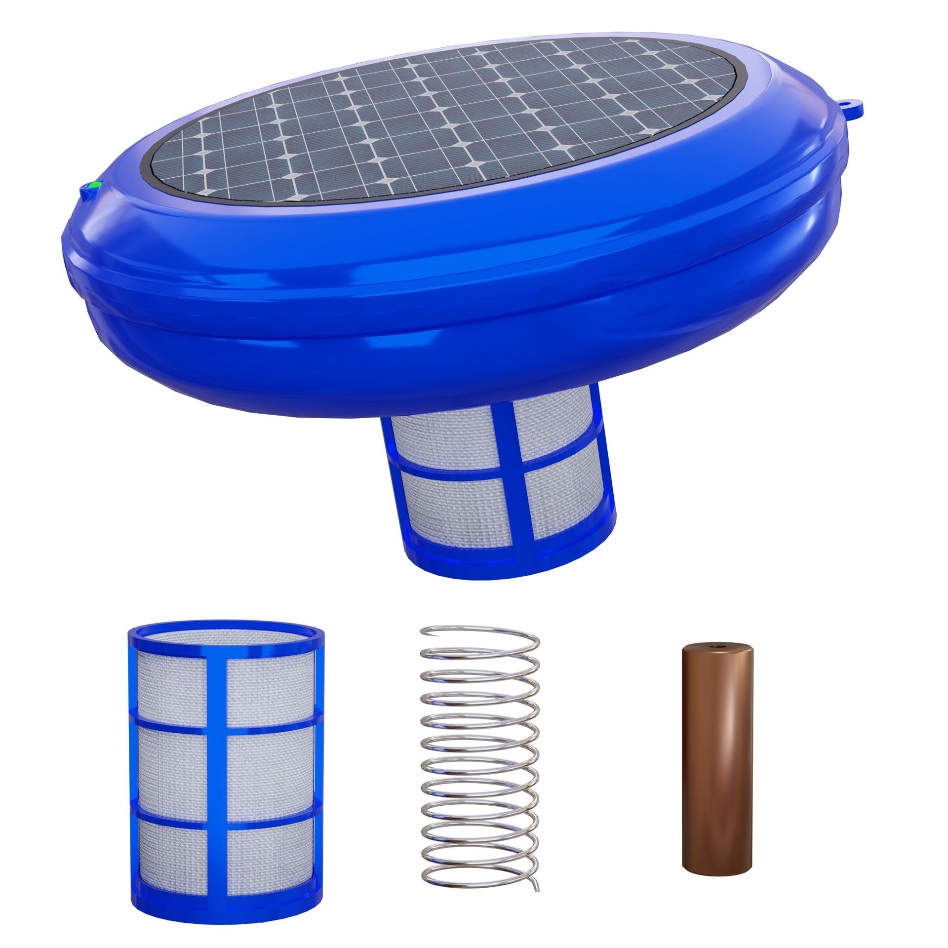 piscina solar ionizador de iones de cobre tipo flotante filtro de agua purificador de cloro alga limpia equipo