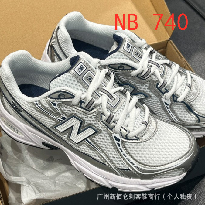 Putian Shoes New Balance Pure Original Mesh Nb740 Sports Shoes Versatile Men and Women Dad New Running Couple Men and Women