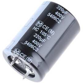 150uF 350V 22*30mm 松下牛角型铝电解电容器 EETHC2V151BA