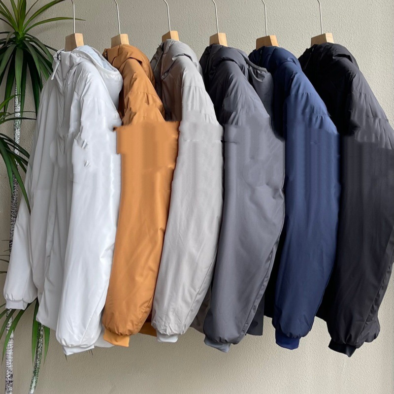 Men's Thickeneded Cotton Jacket 2025 Autumn and Winter Loose and Versatile New Casual Stand-Up Collar Men's Hooded Jacket