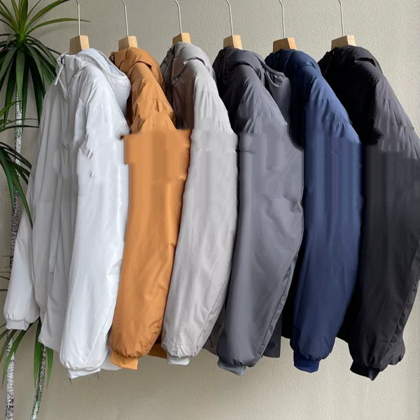 Men's Thickeneded Cotton Jacket 2025 Autumn and Winter Loose and Versatile New Casual Stand-Up Collar Men's Hooded Jacket
