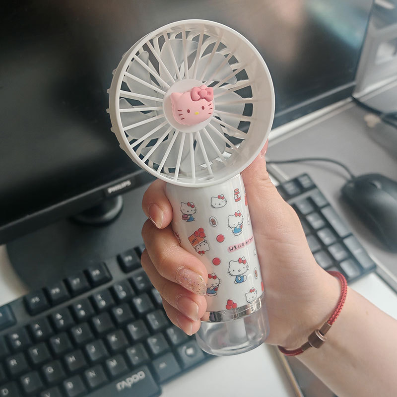 White air fan, spray, print