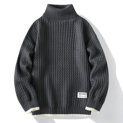 2026 Half-Turtleneck Sweater for Men, Spring, Autumn, and Winter Styles, Solid Color Knitwear, Loose-Fitting Warm Base Layer for Teenagers and Students 2026 Half-Turtleneck Sweater for Men, Spring, Autumn, and Winter Styles, Solid Color Knitwear, Loose-Fitting Warm Base Layer for Teenagers and Students
