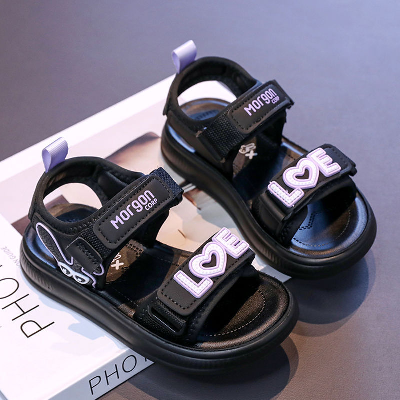 Sandalias para niños zapatos de playa para niñas 2025 nuevo verano suave antideslizante zapatillas deportivas para niñas zapatillas frías para bebés