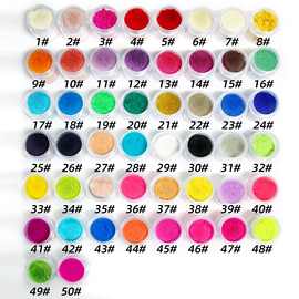 美甲饰品批发丝绒粉 DIY丝绒甲指甲油天鹅绒毛粉甲糖果色丝绒粉