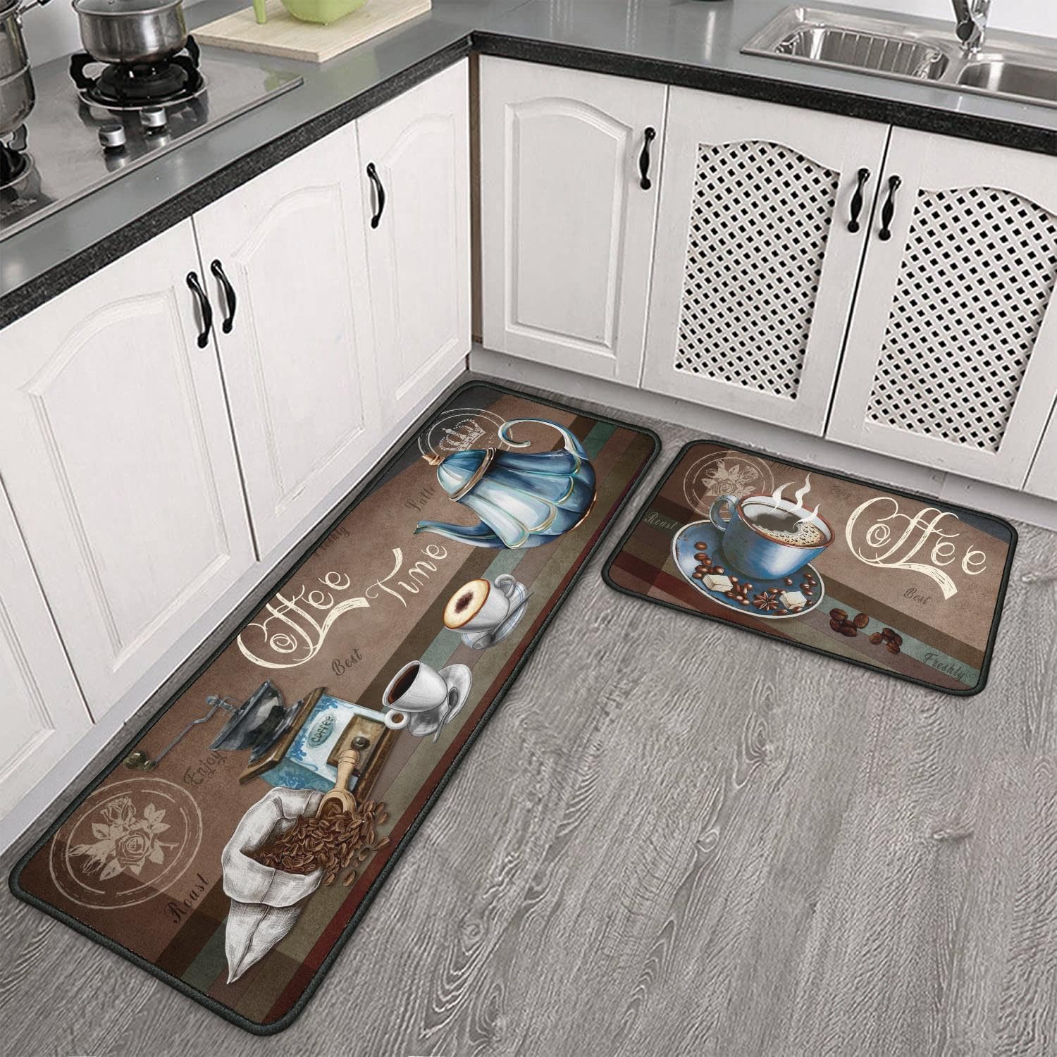 2024 Amazonas primavera y verano flor decoración de cocina girasol flor pequeña alfombra fresca alfombra absorbente del lavabo