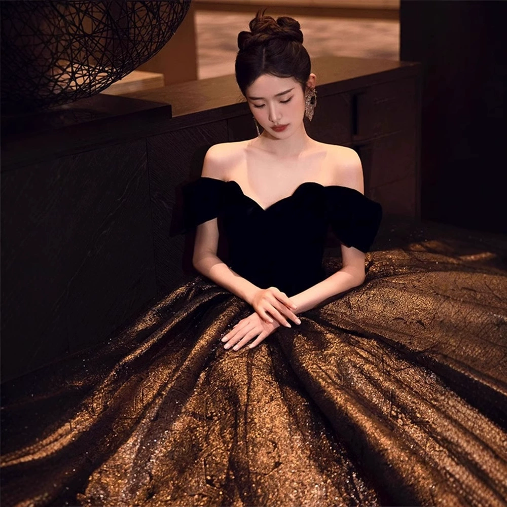 Вечернее платье бежит принцесса