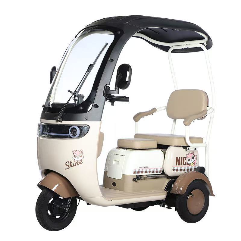 Q3 Electric Tricycle with Canopy, Small Household Leisure Vehicle for the Elderly, Suitable for Traveling and Picking up Children, Battery-Powered Vehicle Q3 Electric Tricycle with Canopy, Small Household Leisure Vehicle for the Elderly, Suitable for Traveling and Picking up Children, Battery-Powered Vehicle