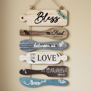 2026 summer new wooden wall decor restaurant soft decoration crafts