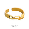 Korean Edition ins Smooth Ring Geometry fashion Versatile Opening Ring Jewelry One piece On behalf of