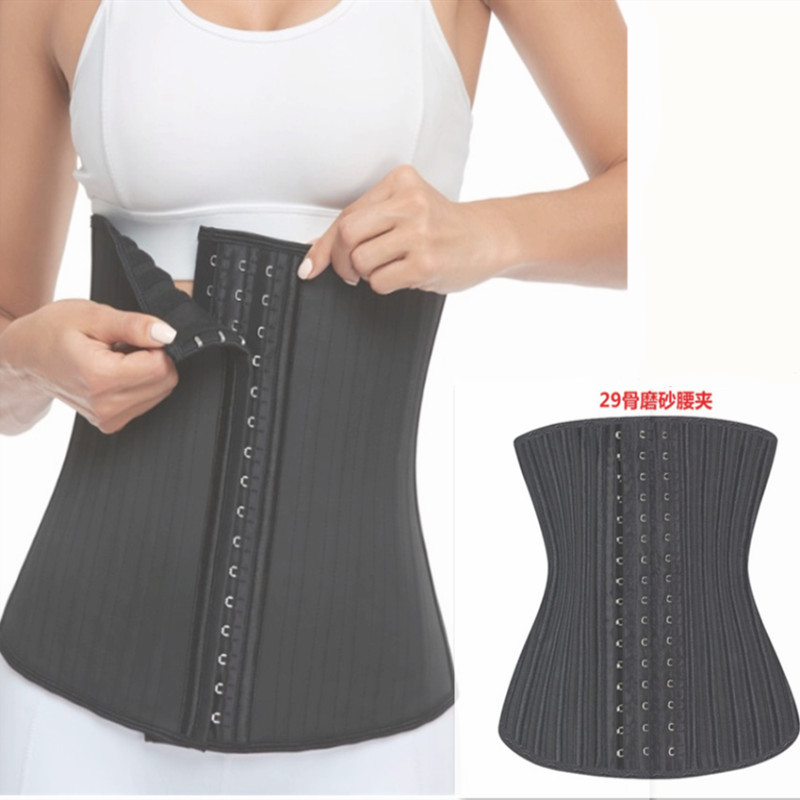 Latex corset belt 29 bone scrub corset r...