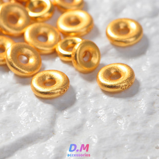 �ŷ����A��Ƭs925���y����24K��ˇ�S��ɫ��ɫֱ��diy�ִ�С����